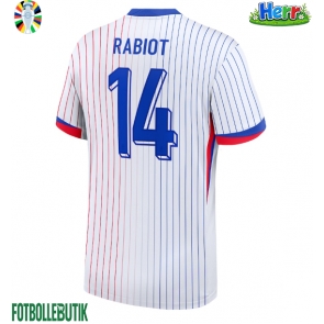 Frankrike Adrien Rabiot #14 Bortatröja EM 2024 Kortärmad